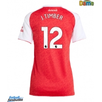 Arsenal Jurrien Timber #12 Hjemmedrakt Dame 2025-26 Kortermet